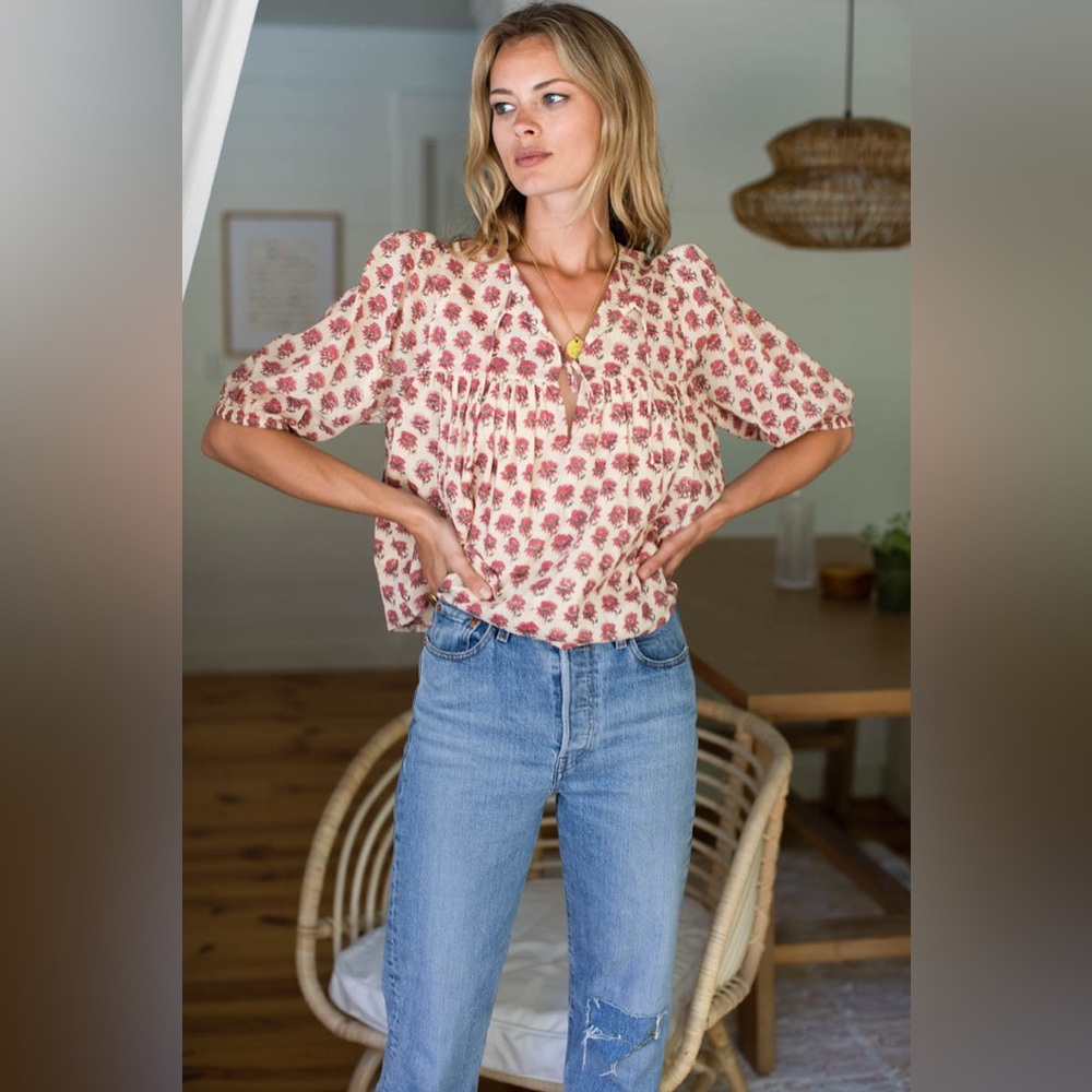 Emerson Fry PUFF ISLA TOP - ALMA ORGANIC - Picture 2 of 12